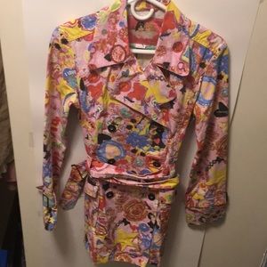 Fionucci Two Cherub Angels Design Printed Jacket